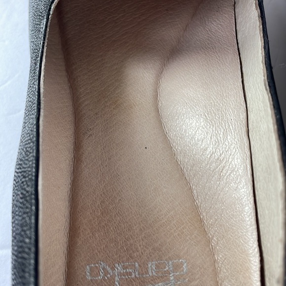 DANSKO Preston Leather Pump Black Wood Heel size 38 - Picture 4 of 10